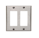 2-Gang a Wallplate Stainless Steel - 84409-40 2-Gang a Wallplate Stainless Steel - 84409-40